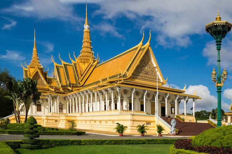 Il Royal Palace in Cambogia