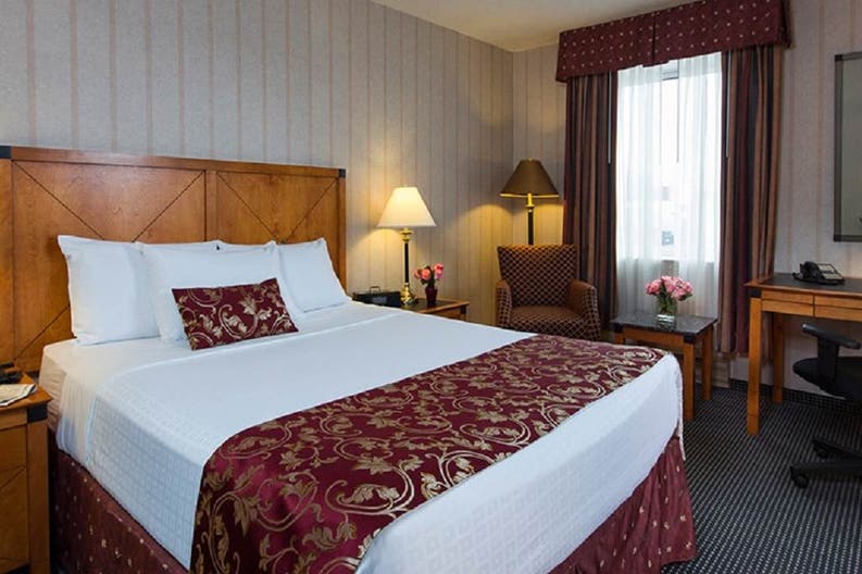 Camera da letto del Lord Elgin Hotel ad Ottawa