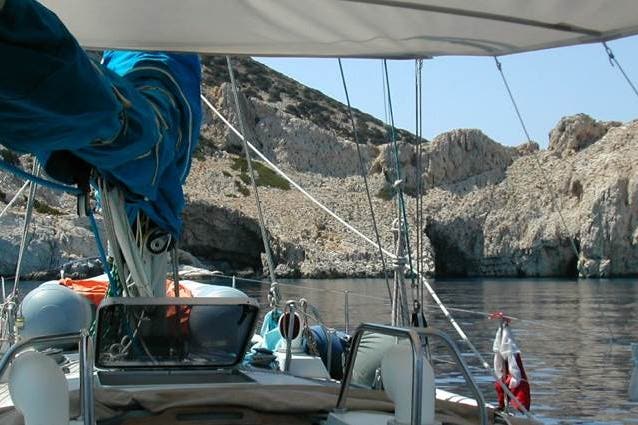 Grand Soleil Penne Bianche Navigatione Barca a bela Grand Soleil penne Bianche in naviagazione