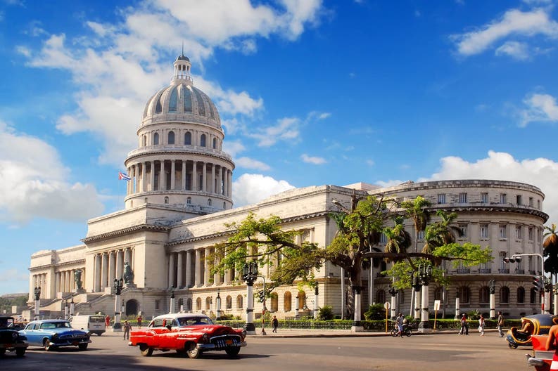 Capitolio National all'Avana a Cuba