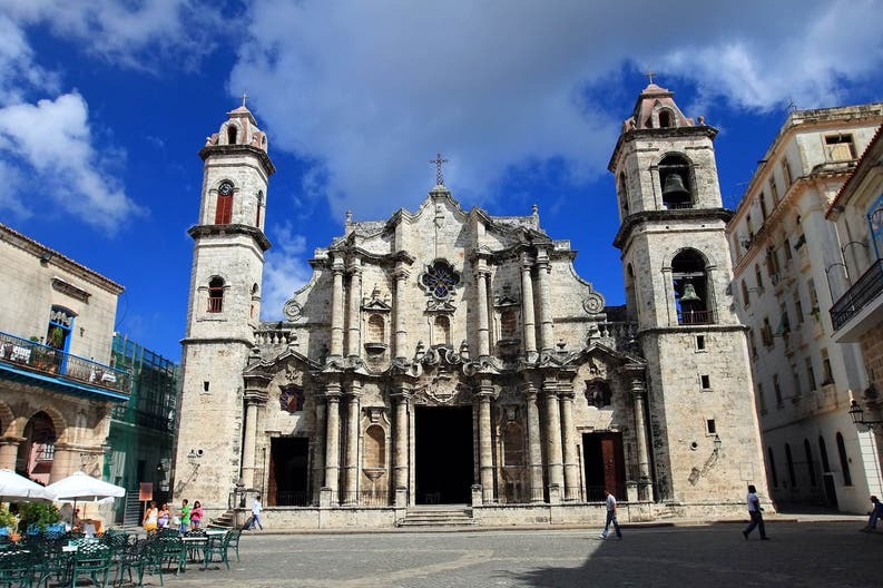 Cattedrale all'Avana Vecchia a Cuba
