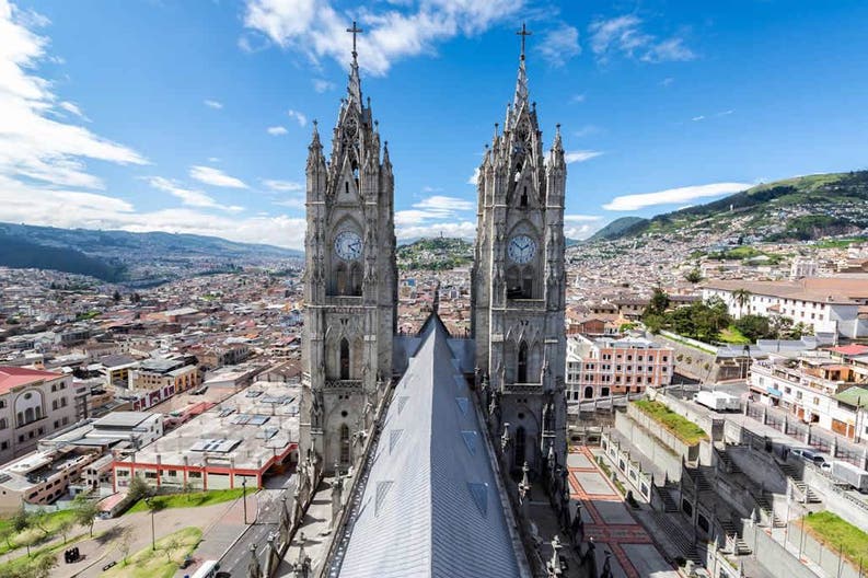 Ecuador Quito Basilica Nacional