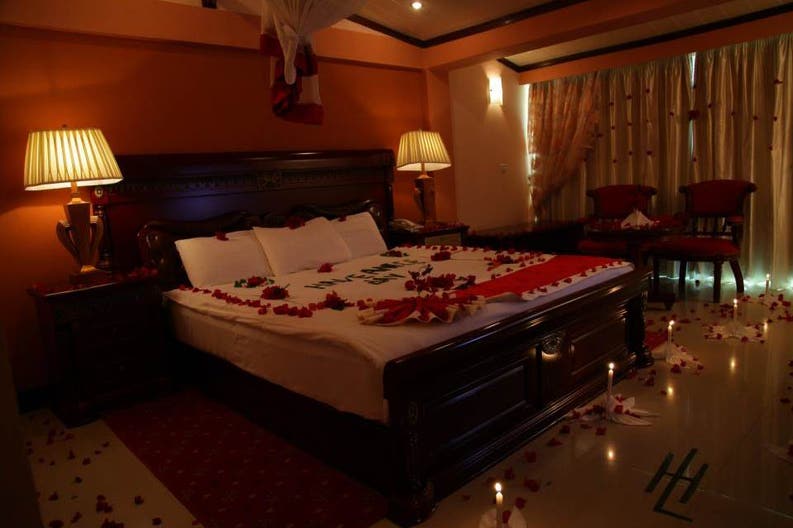 View of a bedroom of the Lewi Resort in Awassa