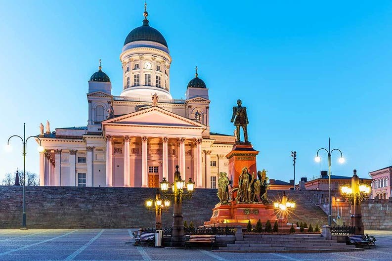 Cattedrale di Helsinki in Finlandia