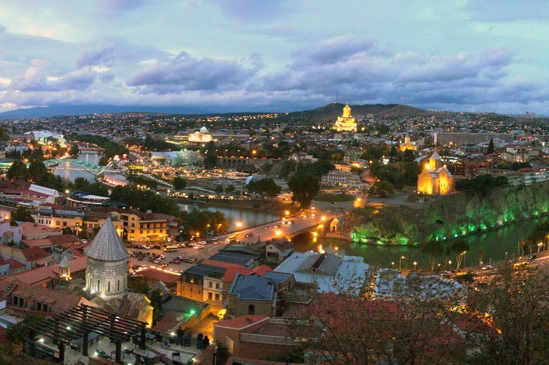 Georgia Tbilisi tramonto