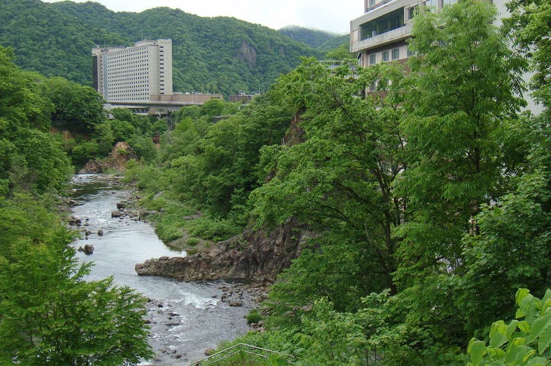 Onsen in Jozankei in Japan