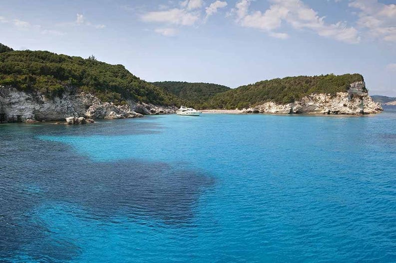 Greece crystal clear sea Crystal clear sea in Greece