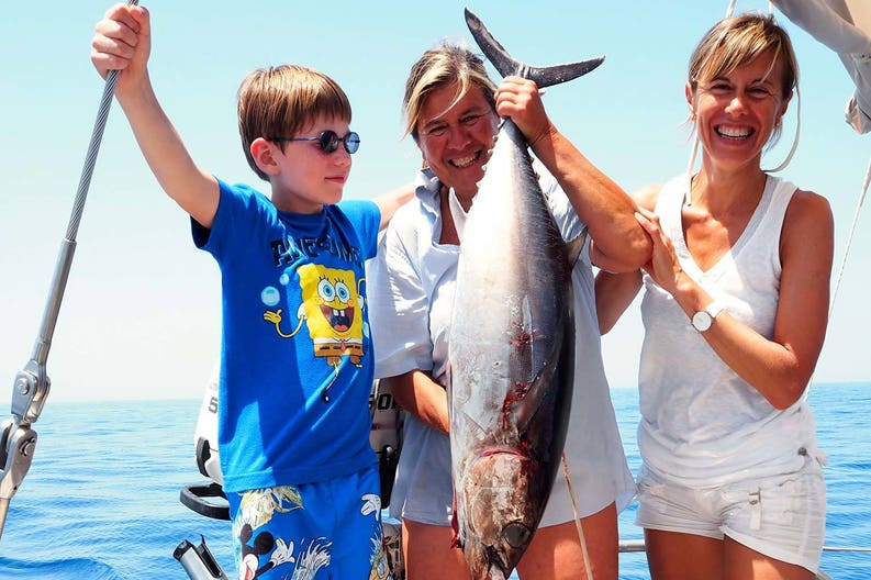 Fishning on Penne Bianche Penne Bianche fishing