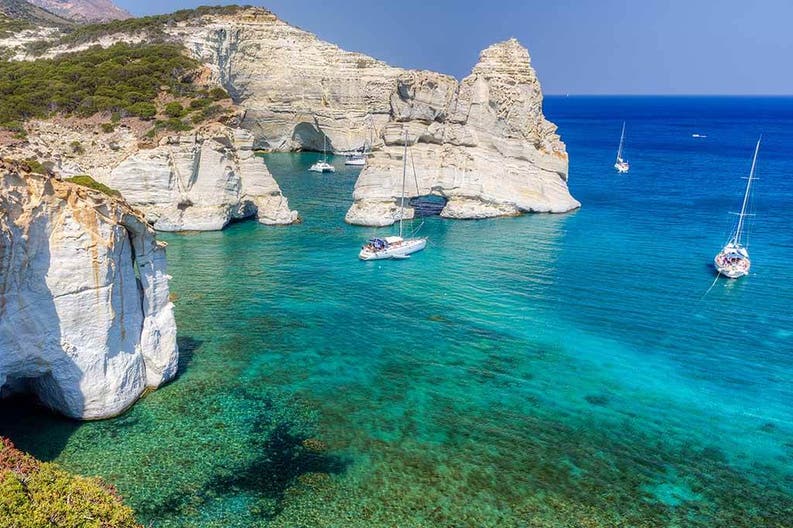 Grecia Milos Mare Mare a Milos in Grecia