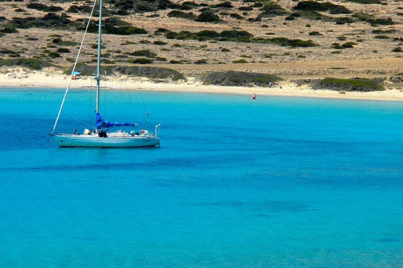 Penne Bianche alle Cicladi in Grecia Grecia Cicladi Penne Bianche
