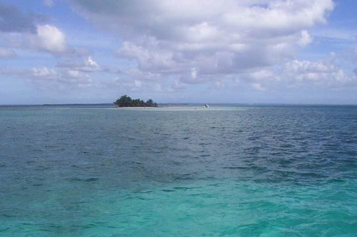 Guadeloupe sea view View of the crystalclear sea in Guadeloupe