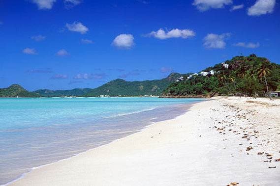 Antigua Coco Beach white beach White sandy beach of Coco Beach in Antigua