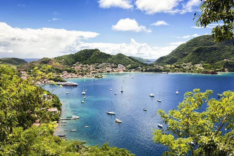 Panoramic view of Guadeloupe