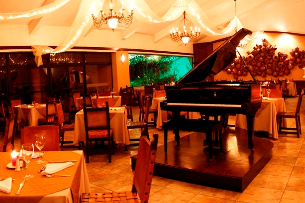 Restaurant of the hotel Soleil La Antigua in Antigua in Guatemala