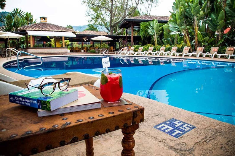 Pisicna dell'hotel Porta Antigua in Guatemala