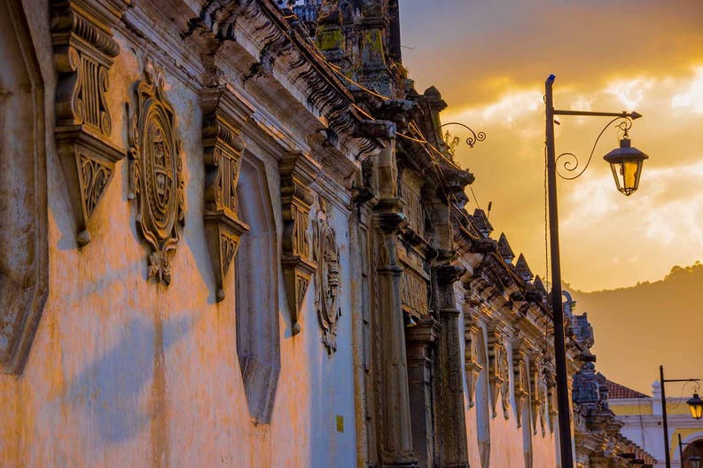 guatemala-antigua-sunset