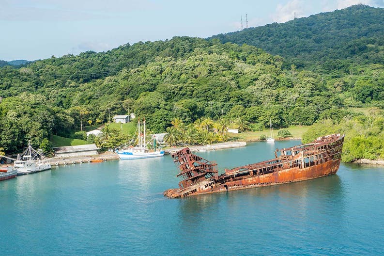 Honduras resti di nave