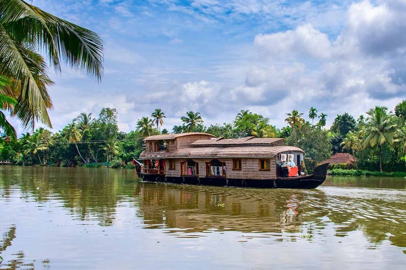 Alleppey città dell'India