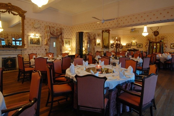 Sala ristorante del Gajner Palace a Bikaner in India