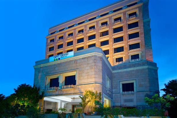 External view of the GRT Grand Chennai Hotel in Chennai in India