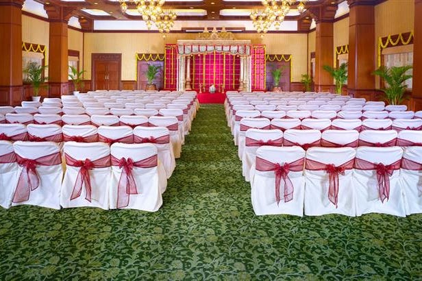 Banquet room of the GRT Grand Chennai Hotel in Chennai in India