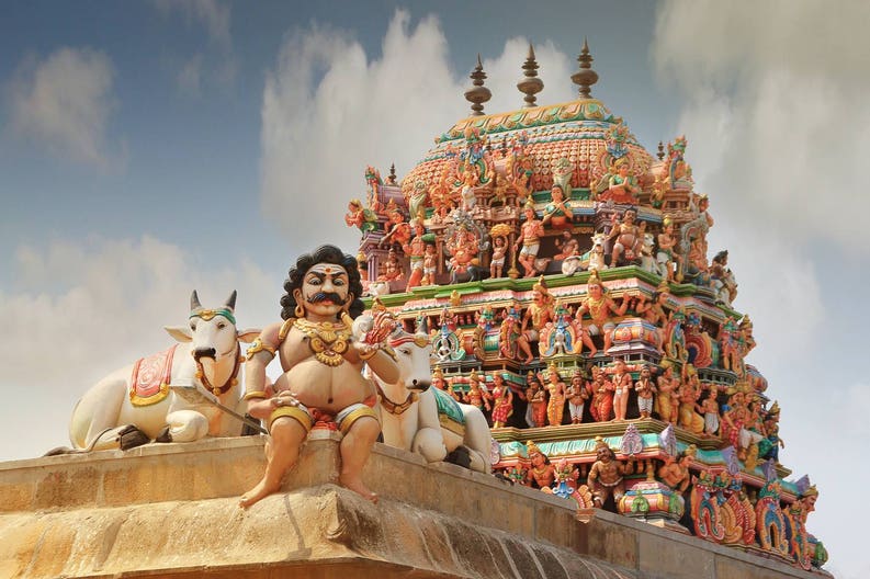Chidambaran città in India