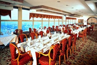 Restaurant of Le Méridien in Delhi in India