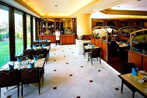Restaurant of Le Méridien in Delhi in India