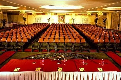 Conference room of Le Méridien in Delhi in India