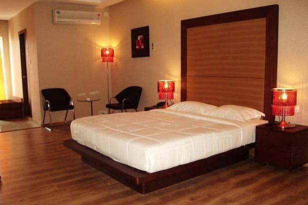 Bedroom of the Hotel MD's in Jorhat in India