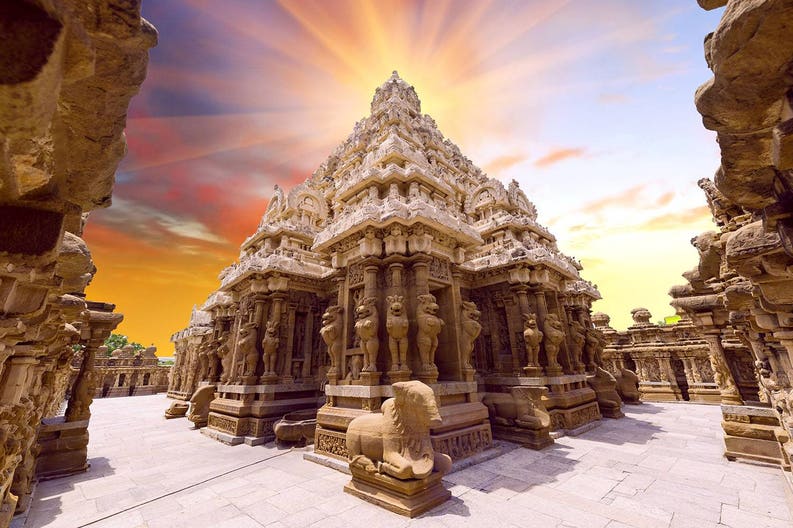 Kanchipuram in India