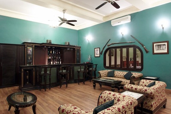 Bar of the Khimsar Fort in Khimsar in India