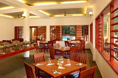 Ristorante del Travancore Heritage di Kovalam in India