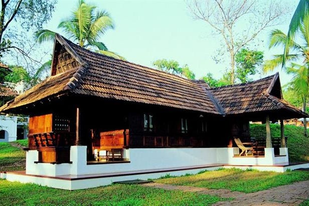 Home cottage del Travancore Heritage di Kovalam in India
