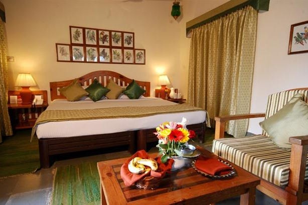 Bedroom of The Aodhi Hotel in Kumbhalgarh in India