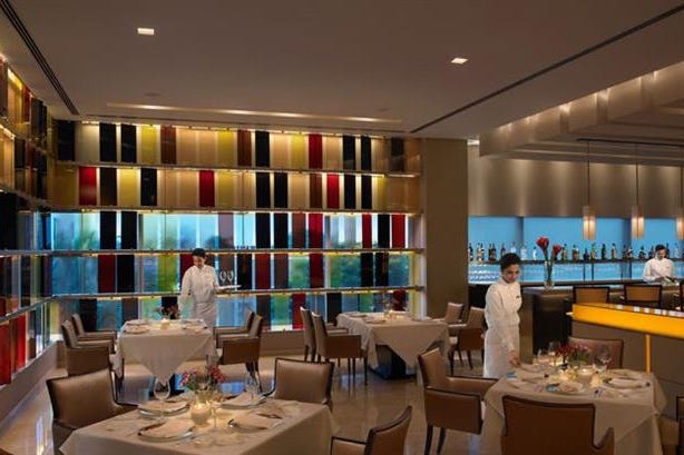 Restaurant at The Oberoi in Mumbai in India