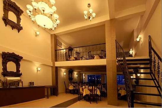 Restaurant of The Grand Haveli and Resort in Nawalgarh in India