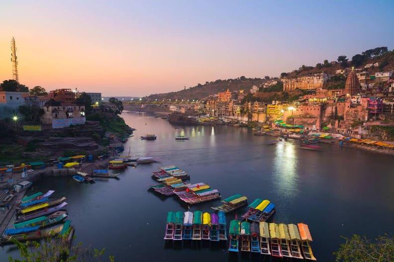 Omkareshwar città in India