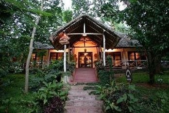 External view of the Spice Village in Periyar National Park in India