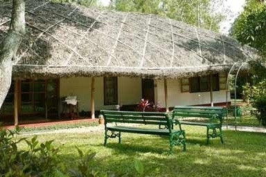 Garden of the Spice Village in Periyar National Park in India