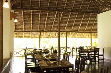 Restaurant at Spice Village in Periyar National Park in India