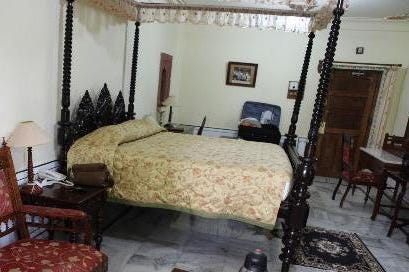 Bedroom of the Jagat Palace in Pushkar in India