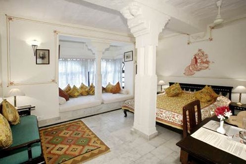 Bedroom of the Rohet Garh in India