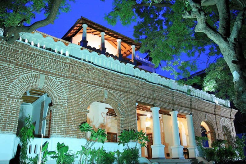 External view of the residence SVATMA in Thanjavur in India