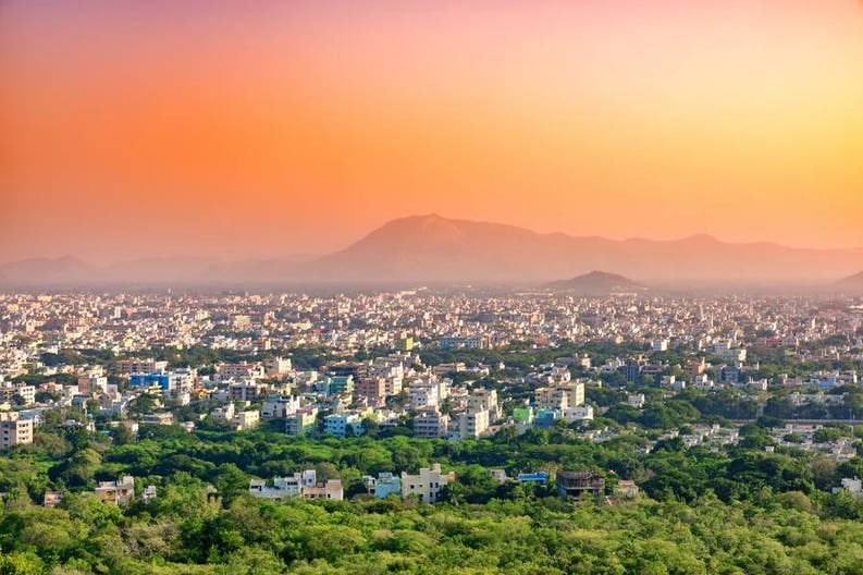 Tirupati città in India