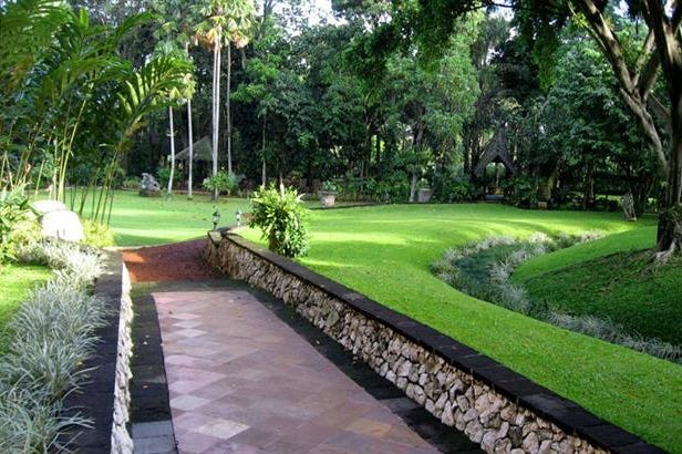 Garden of the Novotel Bogor in Indonesia