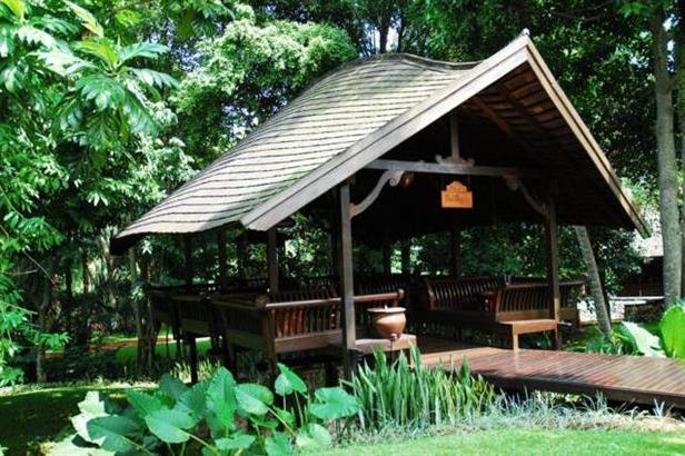 Garden of the Novotel Bogor in Indonesia