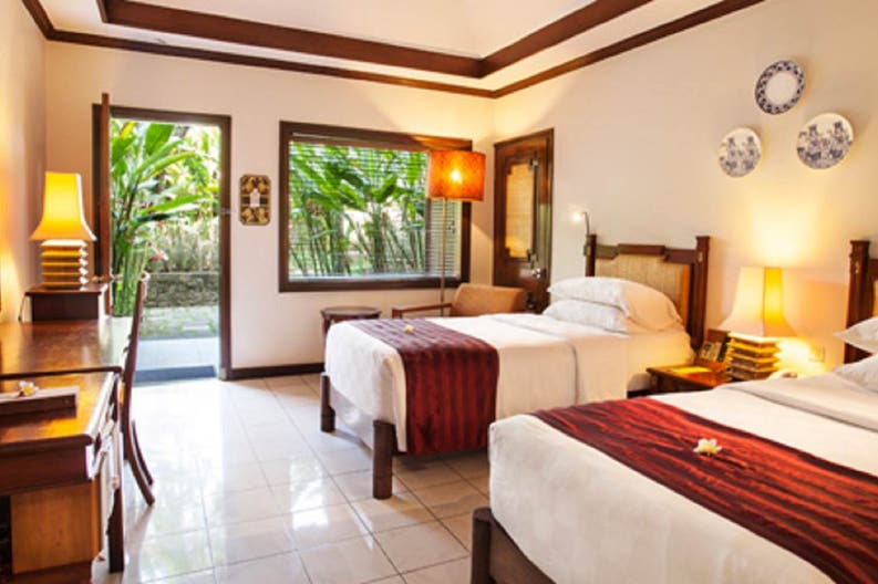 Deluxe room in Rama Candidasa Hotel in Indonesia