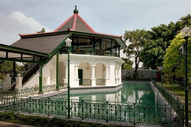 Vista esterna del Royal Ambarukmo Resort a Jogjakarta in Indonesia