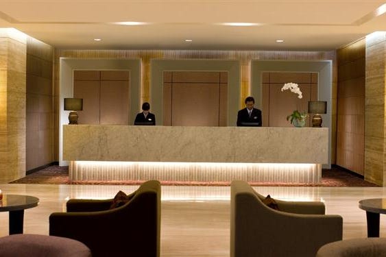 Reception del Royal Ambarukmo Resort a Jogjakarta in Indonesia